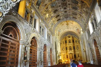 Intérieur de l’église Santo Domingo de Oaxaca, Mexique