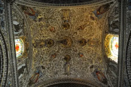 Intérieur de l’église Santo Domingo de Oaxaca, Mexique