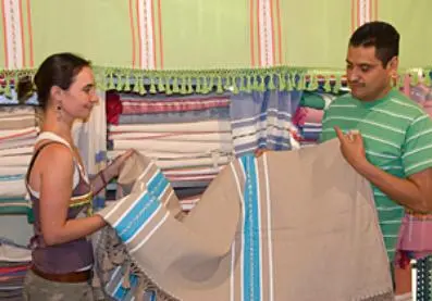 L’atelier textile Don Chepe, Barrio Xochimilco, Oaxaca, Mexique