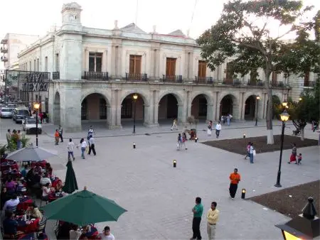 Palais du gouvernement sur le Zócalo de Oaxaca, Mexique