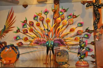 Exemples d’alebrijes de San Martín Tilcajete, Oaxaca, Mexique