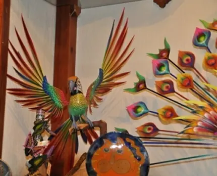 Exemples d’Alebrijes de San Martín Tilcajete, Oaxaca, Mexique