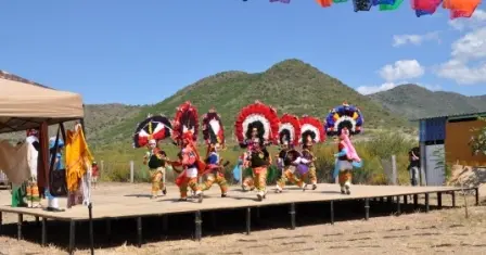 Représentation de la Danse de la Plume à San Martín Tilcajete, Oaxaca, Mexique