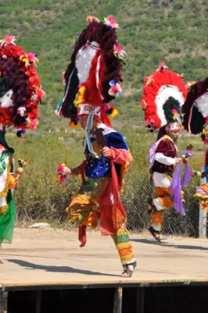 Représentation de la Danse de la Plume à San Martín Tilcajete, Oaxaca, Mexique
