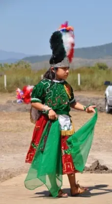 Représentation de la Danse de la Plume à San Martín Tilcajete, Oaxaca, Mexique