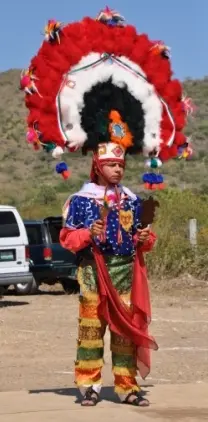 Représentation de la Danse de la Plume à San Martín Tilcajete, Oaxaca, Mexique