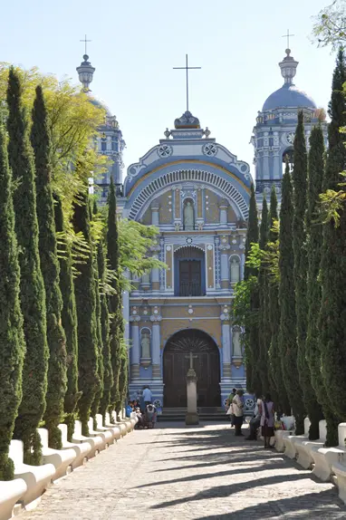 L’église d’Ocotlán de Morelos, Oaxaca, Mexique