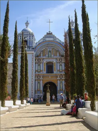Église d’Ocotlán de Morelos, Oaxaca, Mexique