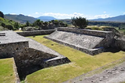 Le jeu de balle de Yagul, Oaxaca, Mexique