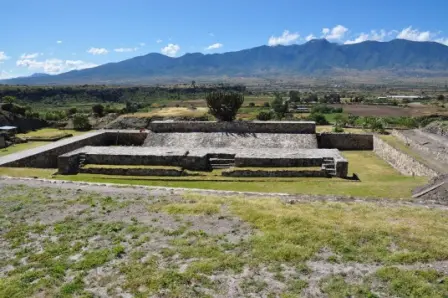 Le jeu de balle de Yagul, Oaxaca, Mexique