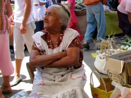 Le marché local de Villa de Zaachila, Oaxaca Mexique